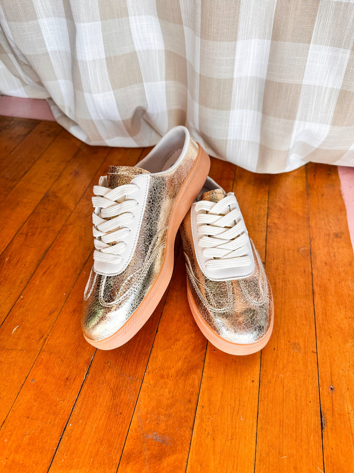 Gold Slip On Sneaker
